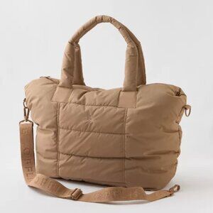 OFFLINE By Aerie Puff Love Tote Bag in Sands NEW